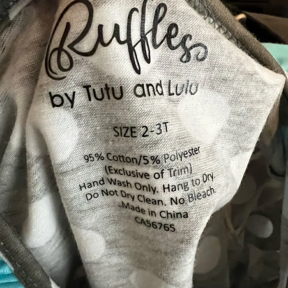Ruffles Tutu & Lulu Dress Size 2-3t